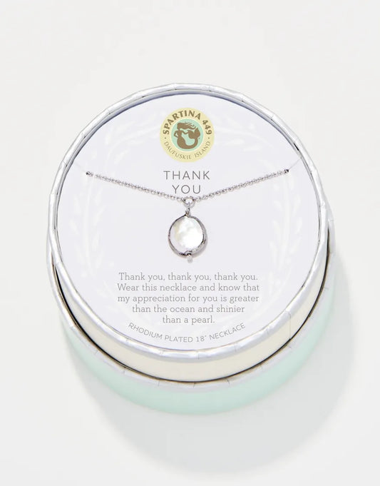Spartina 449 Sea La Vie Thank You Necklace