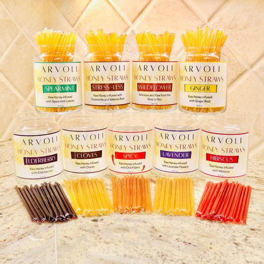 Flavor Infused Honey Straws (Variety Pack)