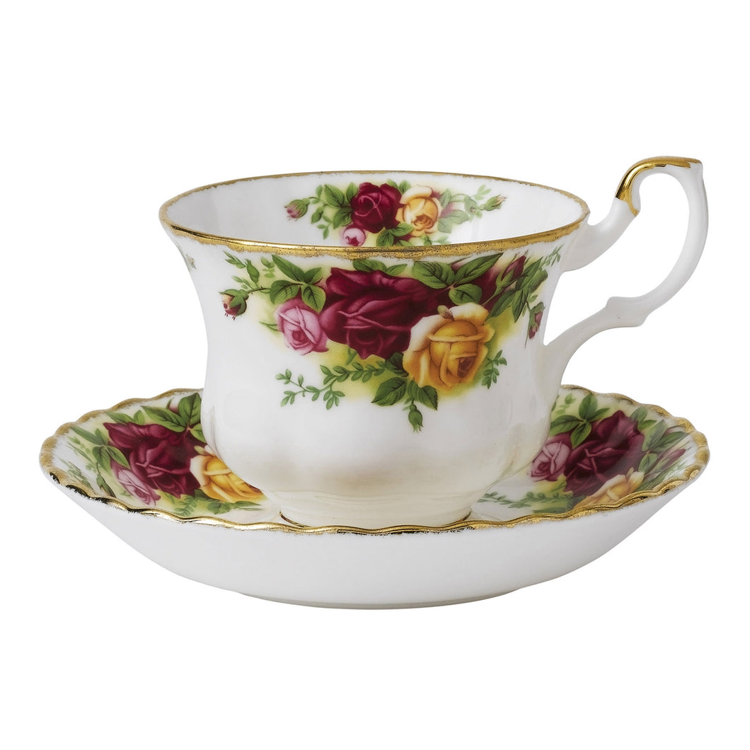 Old Country Roses Teacup & Saucer (2pc set) by Royal Albert