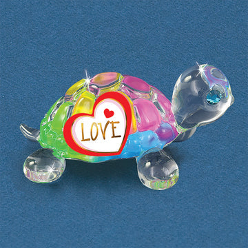 The Glass Baron “ Love Rainbow Turtle”
