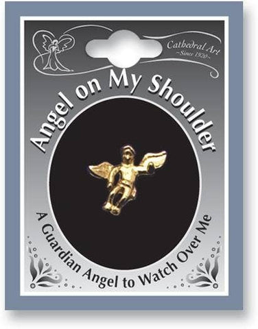Abbey & CA Gift - Angel on My Shoulder Lapel Pin