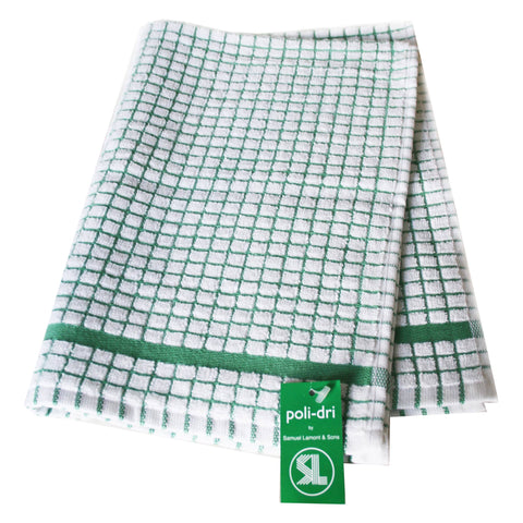 Poli-Dri Cotton Tea Towel - Green