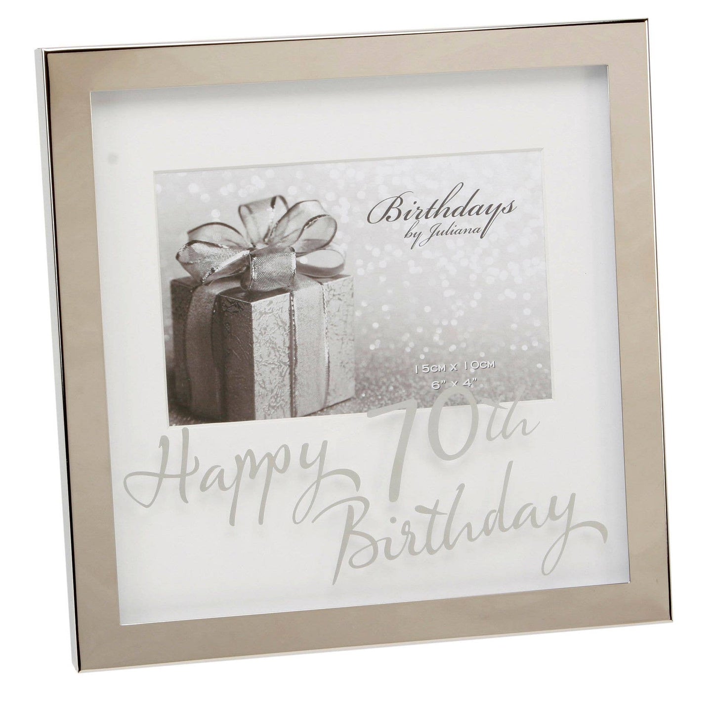 WIDDOP and Co. - Milestones Box Frame 6 x 4 Mirror Print - 70th