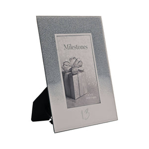 WIDDOP and Co. - Milestones Glitter Mirror Frame 4" x 6" - 13th