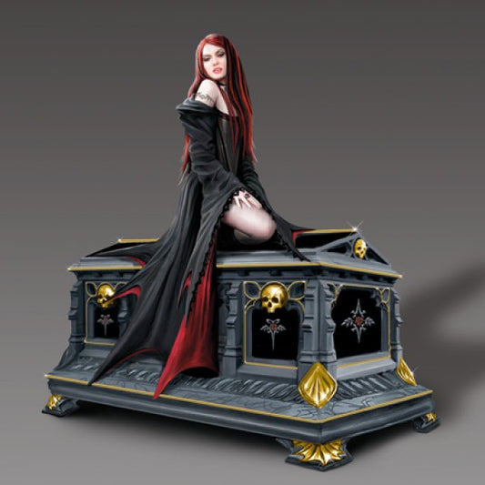 “Love Without End”, by Ann Stokes, Undying Devotion Heirloom Porcelain Music Box Collection