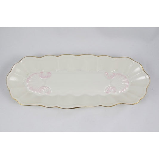 Belleek B2273 Geo Shell Mint Tray