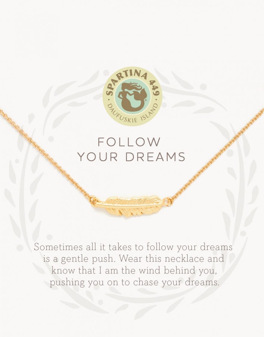 Spartina 449 Sea La Vie Necklace Follow Your Dreams