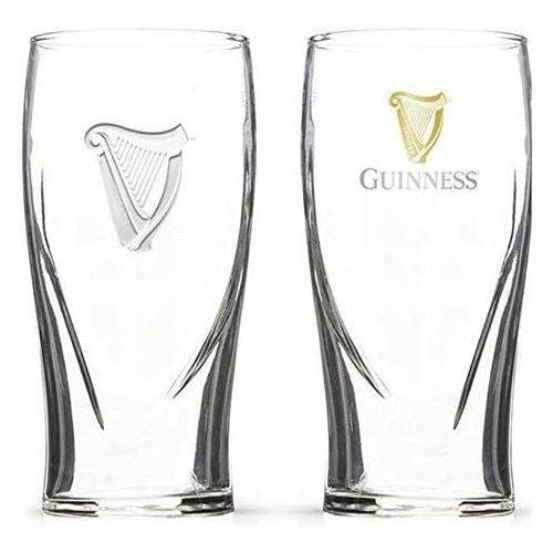 Guinness Embossed Gravity Pint Glasses - Set of 2 – Giggle's Gifts