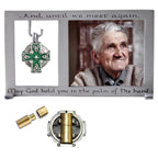 Irish Memorial Frame With Celtic Ash Keeper