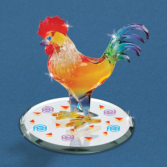 Glass Baron “ Sunrise Rooster”