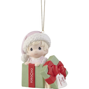 Precious Moments Baby Girl 1st Christmas 2022 Dated Ornament