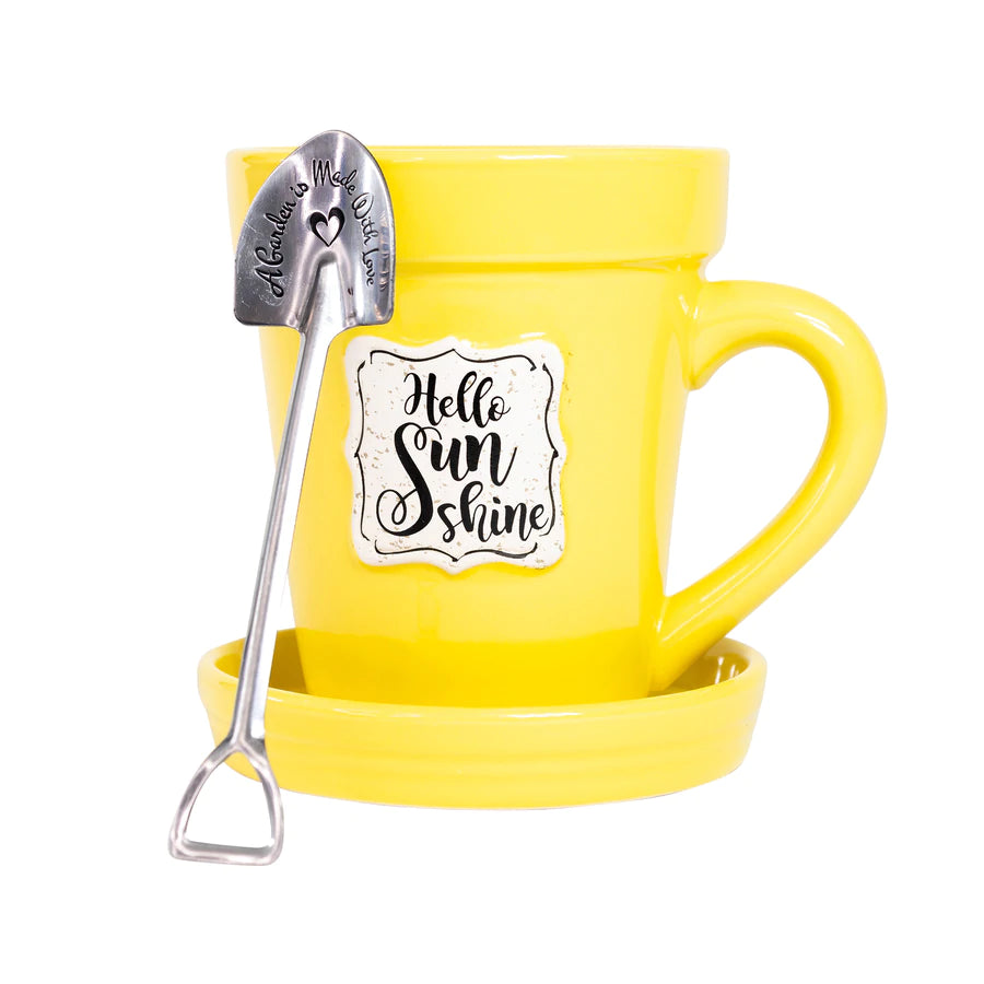 Flower Pot Mugs “Hello Sunshine” 31031