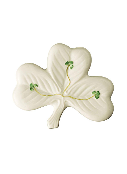 Belleek 1648 Shamrock Wall Plaque