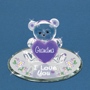Glass Baron “Grandmom I Love You Bear”