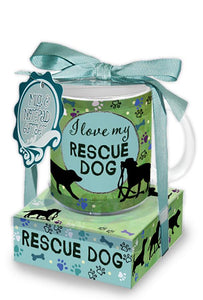 Mug & Note Stack Gift Set “Rescue Dog” 27023