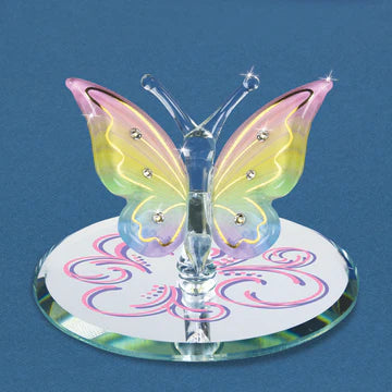 Glass Baron “Rainbow Flutter Butterfly”