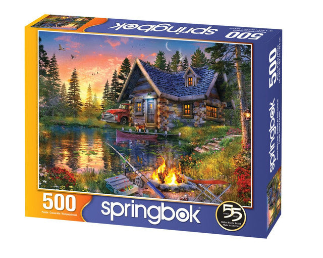 Sun Kissed Cabin 500 Piece Jigsaw Puzzle