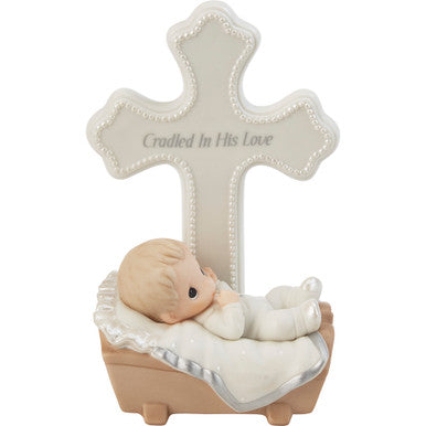 Precious Moments “Cradled In His Love” Boy Figurine
