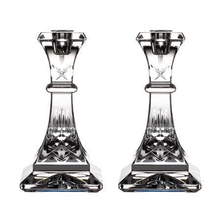 Waterford Lismore 6” Candlesticks, Set of Two