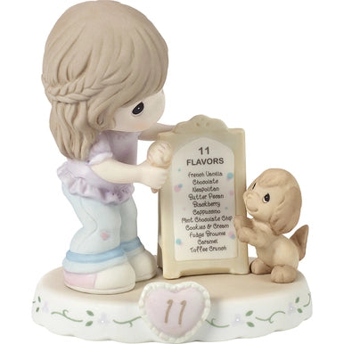 Growing In Grace, Age 11, Brunette Figurine