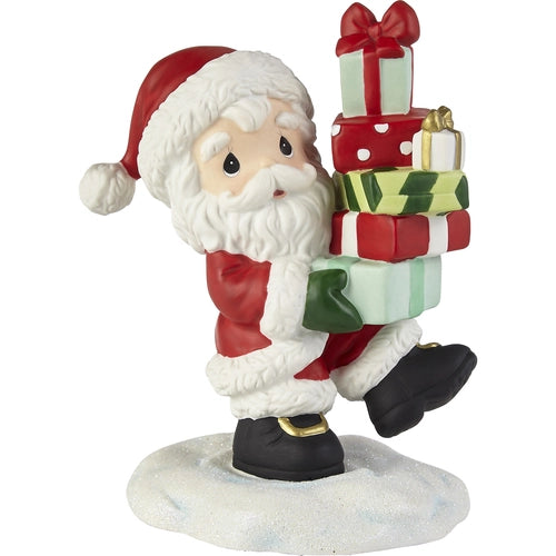 Precious Moments, Loaded Up With Christmas Cheer, Annual Santa Figurine