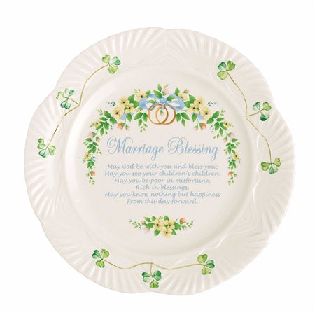 Belleek 3380 Marriage Plate