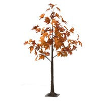 Plow & Hearth Indoor/Outdoor LED Maple Lighted Tree, 4’H
