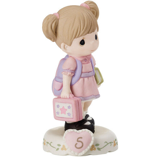 Growing In Grace, Age 5, Brunette Figurine