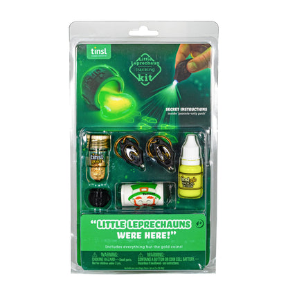 tinsl - "Little Leprechauns Were Here!" Leprechaun Tracking Kit