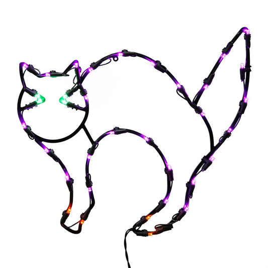 Vickerman - Vickerman 16" Cat Wire Silhouette with 35 LED Lights