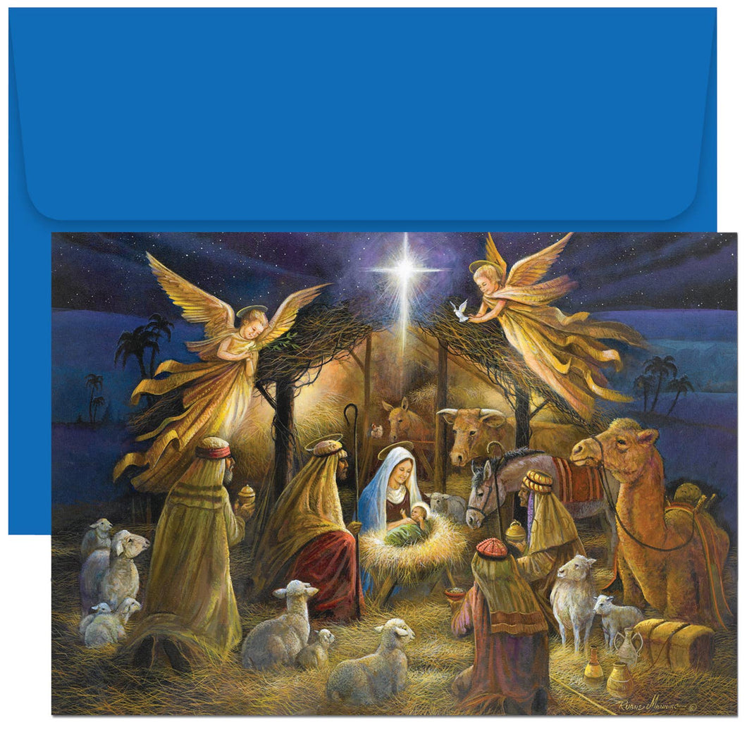 Masterpiece Studios - A Holy Scene Boxed Holiday Cards