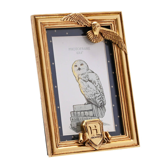 WIDDOP and Co. - Warner Bros Harry Potter Alumni Gold Photo Frame Hedwig