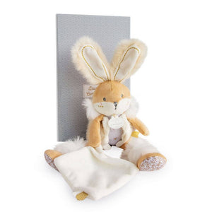 Doudou Et Compagnie - Sugar Bunny White Plush Bunny