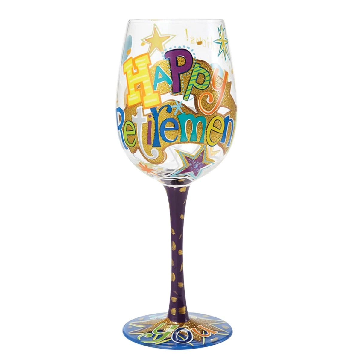 Lolita “Happy Retirement” Wine Glass