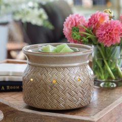 Basket Weave Illumination Fragrance Warmer
