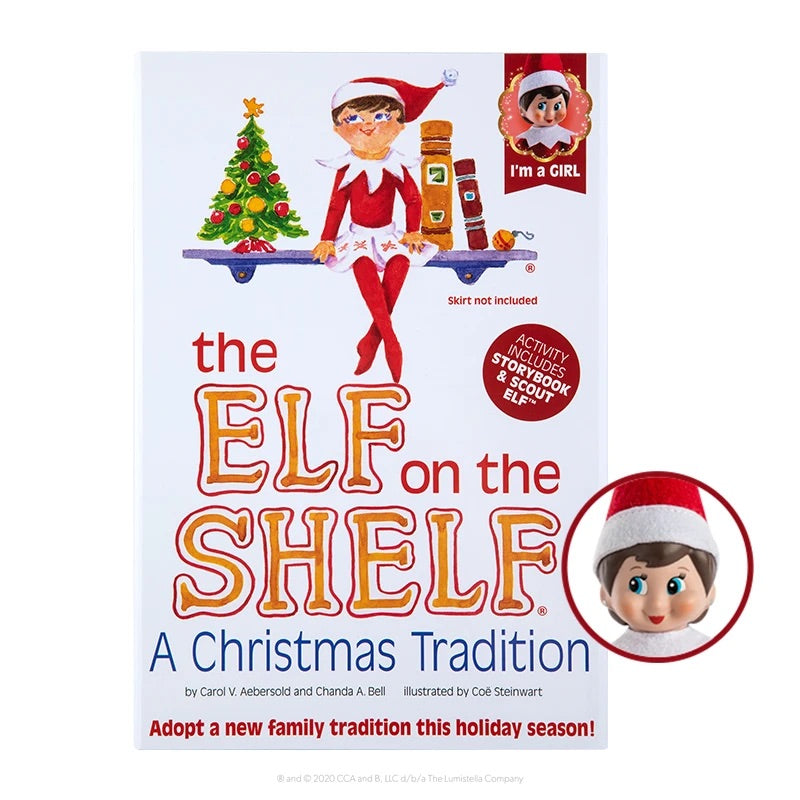The Elf on the Shelf A Christmas Tradition Light Skin Girl
