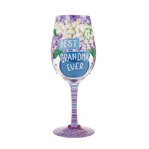 Lolita “Best Grandma Ever” Wine Glass