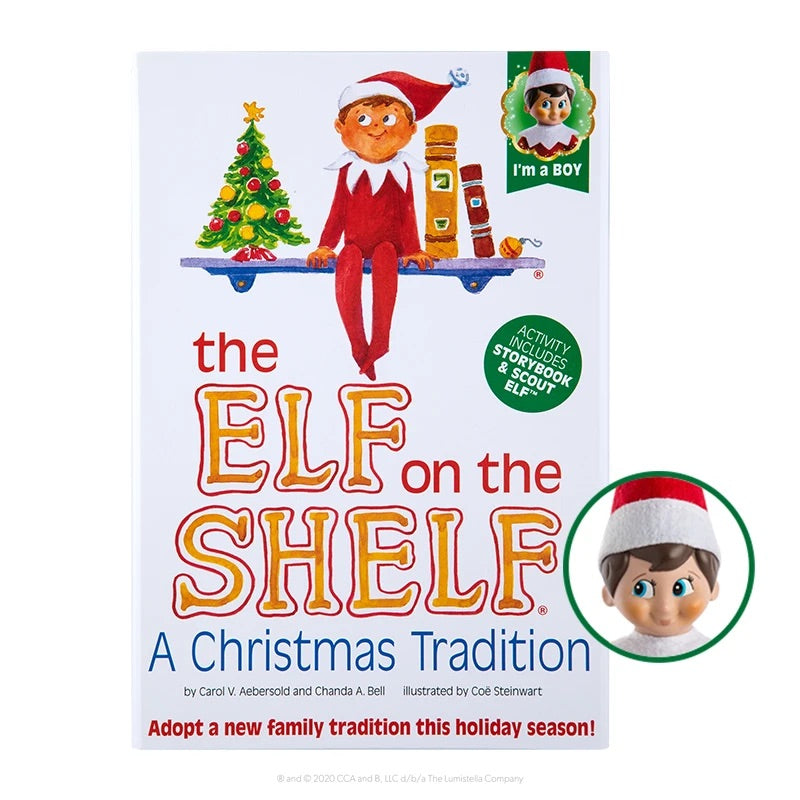 The Elf on the Shelf A Christmas Tradition Light Skin Boy