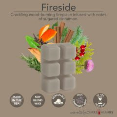 Fireside 2.5oz Soy Blend Wax Melts 7350s