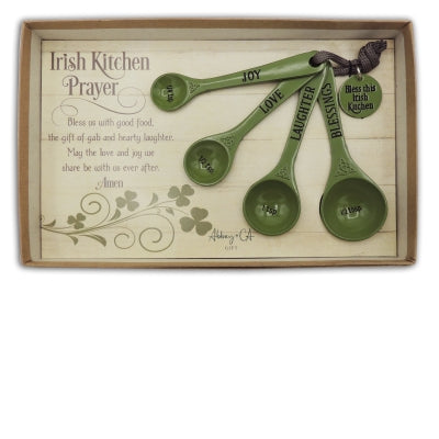 Irish Kitchen Prayer Measuring Spoons
