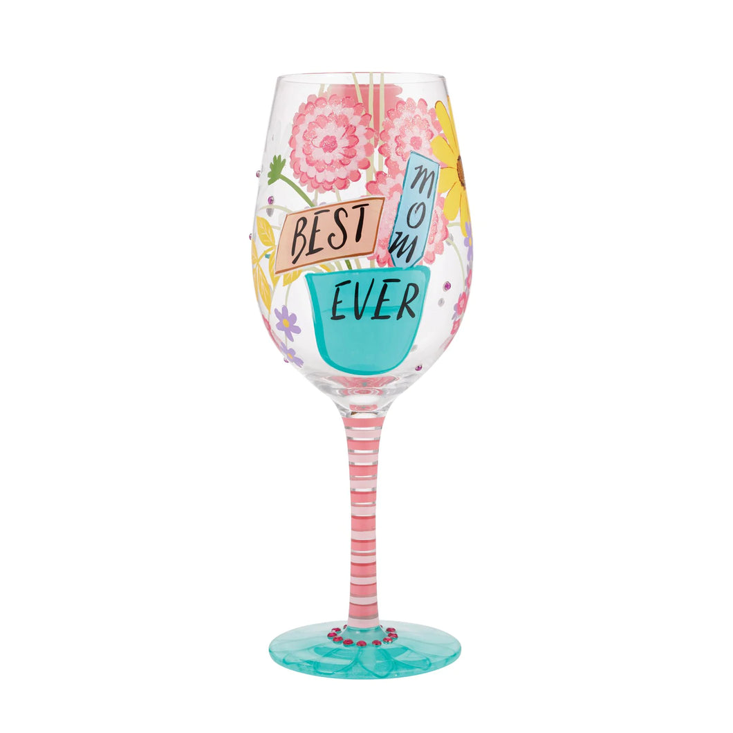 Lolita “Best Mom Ever” Wine Glass