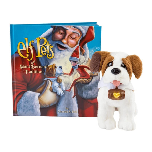 Elf on the Shelf Elf Pets Saint Bernard A Saint Bernard Tradition