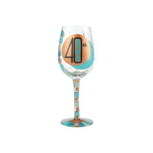 Lolita “40 Never Looked So Good” Wine Glass