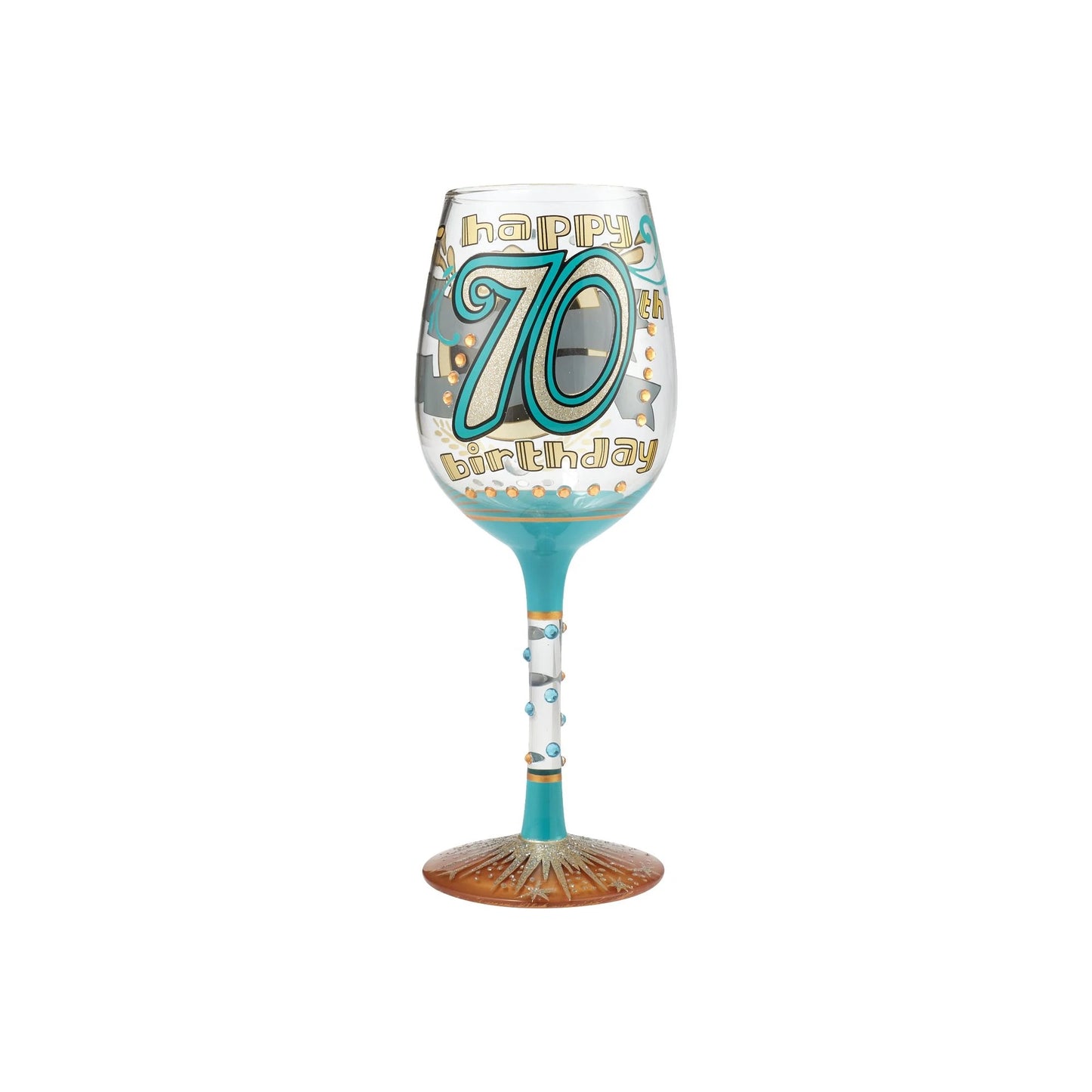 Lolita “Celebrat Seventy” 15oz Wine Glass Item #6000740
