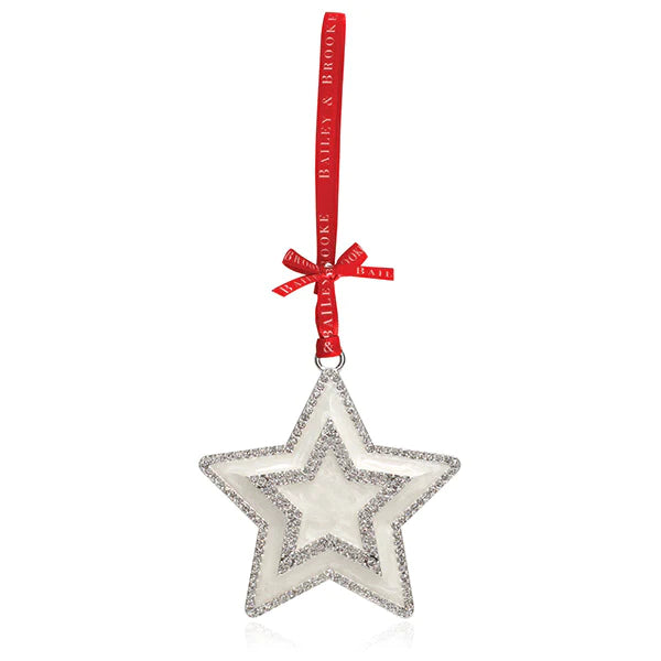 Bailey & Brooks Sparkle Star Ornament