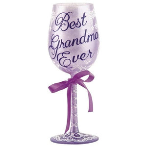 Lolita “Best Grandma Ever” 15oz Wine Glass GLS11-5533L